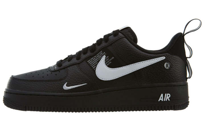 Nike Nike Air Force 1 07 LV8 Utility Black Low top Skateboard Shoes Men's Black