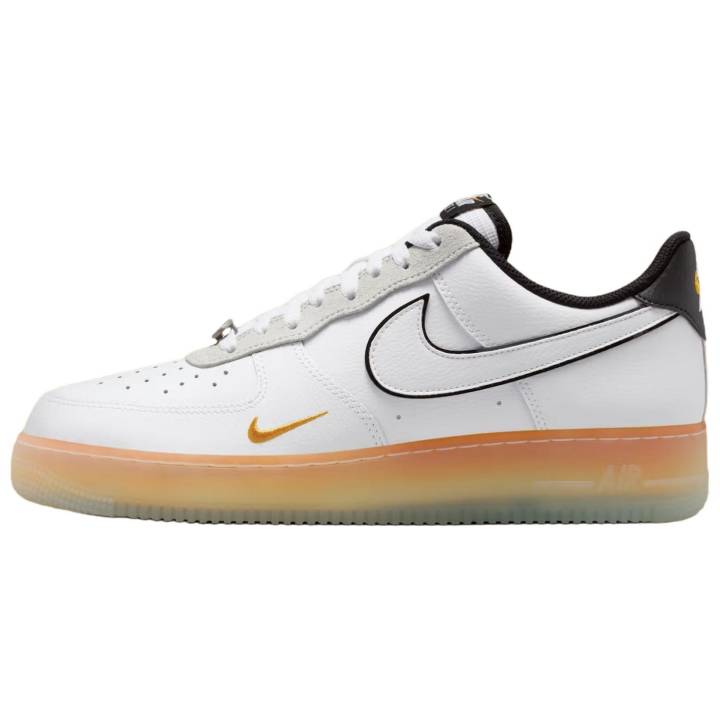 Nike Nike Air Force 1 Low top Skateboard Shoes Men's White Black