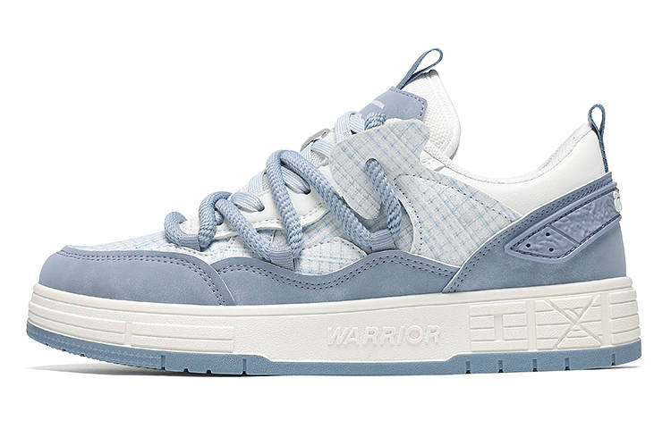 WARRIOR Warrior Lightweight Height Increasing Lightweight Height Increasing Low top Skateboard Shoes Unisex Light Blue