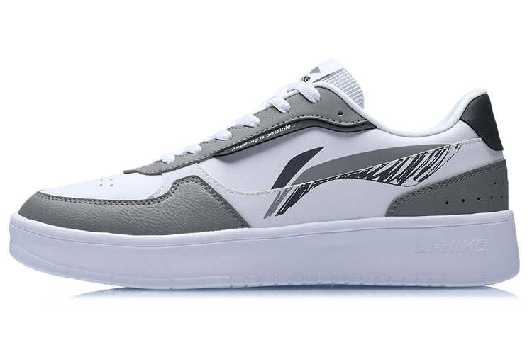 Li-Ning Li Ning Duda Low top Skateboard Shoes Men's White Gray