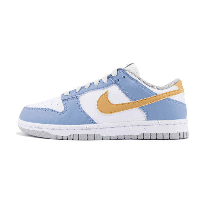 Nike Nike Dunk Retor'Grey Fog' Abrasion Resistant Low top Skateboard Shoes Unisex Blue Yellow
