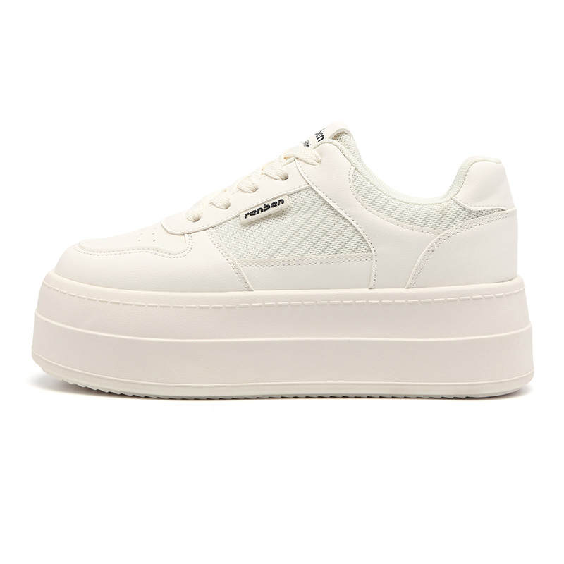 RENBEN Abrasion Resistant Height Increasing Slip Resistant Low top Skateboard Shoes Women's