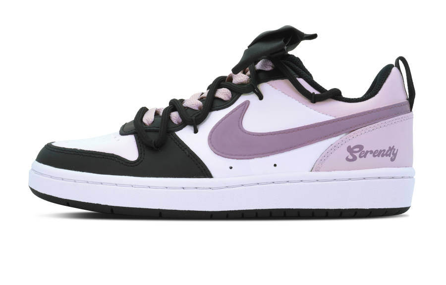 Nike Nike Court Borough DEER Love Journal Leather Slip Resistant Abrasion Resistant Low top Skateboard Shoes Women's