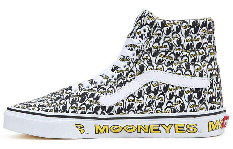 Vans Sk8 Mooneyes x Sk8 Vans-Hi 'True White Yellow'