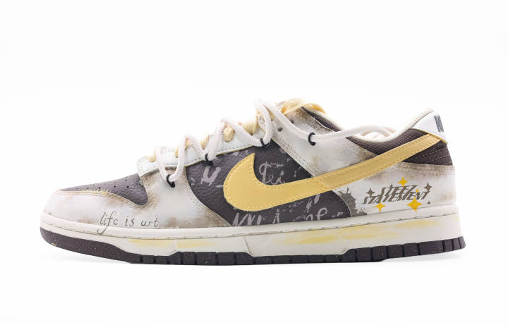 Nike Nike Dunk Letter In The Ruins Thermal Abrasion Resistant Low top Skateboard Shoes Unisex