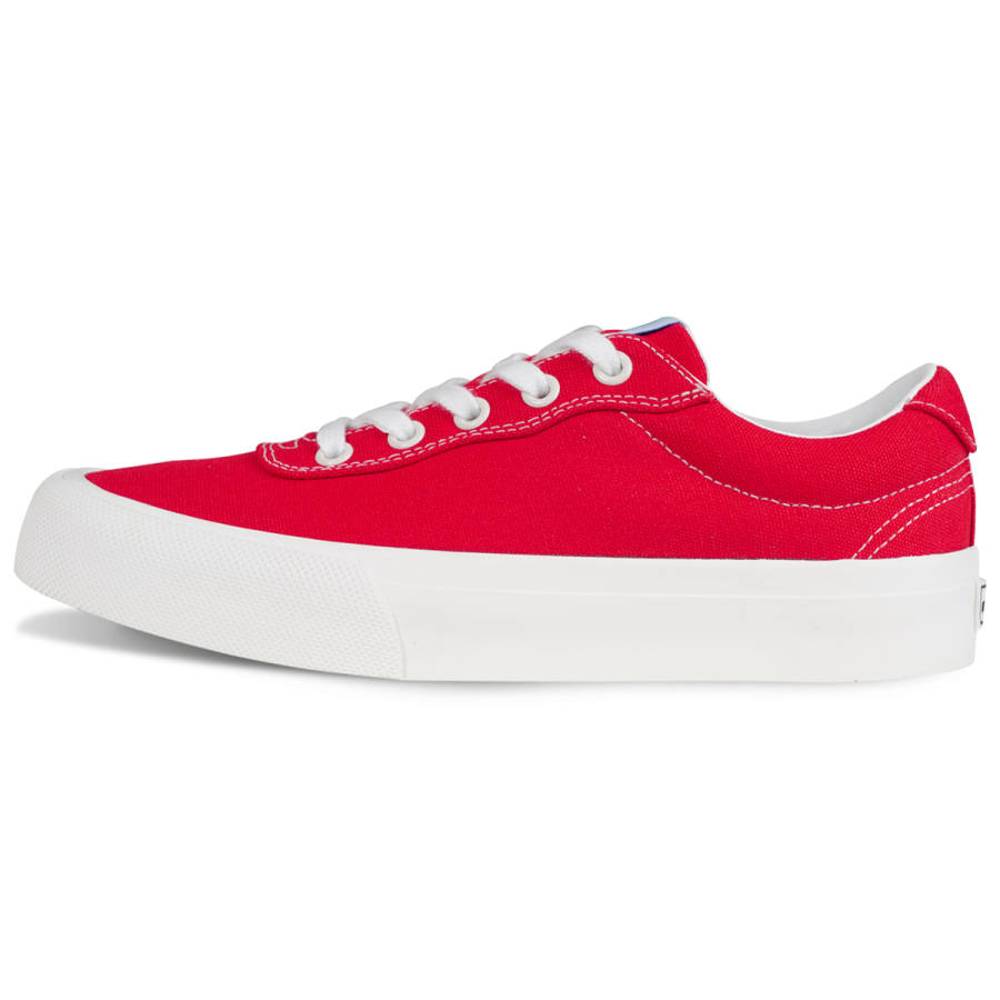 Ollieskate Abrasion Resistant, Lightweight, And Breathable Low top Couple Skate Shoes Unisex Red