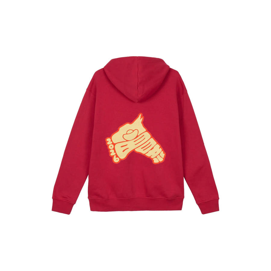 Jordan Jordan Brooklyn Fleece Lined Horse Year Limited Edition Horse Head 2 Print Minimalist Style Comfortable Casual Hooded