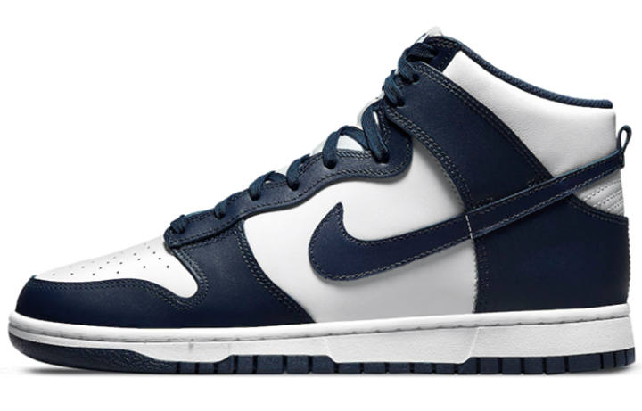 Nike Nike Dunk High Retro 'Midnight Navy' High top Skateboard Shoes Unisex Midnight Blue