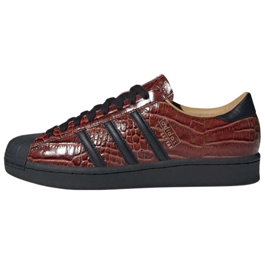 Adidas Originals SUPERSTAR Low top Skateboard Shoes Unisex Brown Black