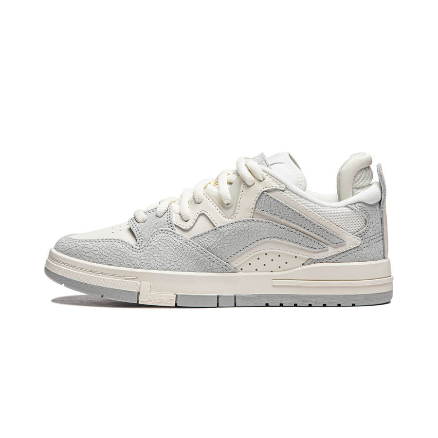 Li-Ning Li Ning Wave Pro Slip Resistant Cushioning Abrasion Resistant Support Skateboard Shoes Women's Gray