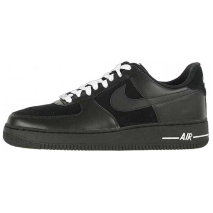 Nike Nike Air Force 1 Slip Resistant Abrasion Resistant Low top Skateboard Shoes Unisex Black