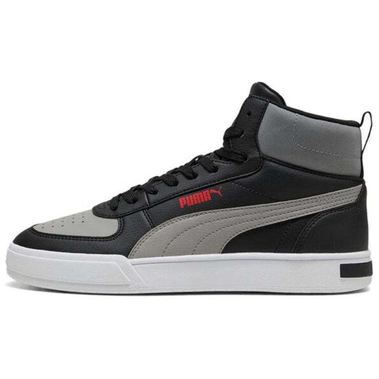 PUMA Caven Abrasion Resistant Mid top Skateboard Shoes Unisex Black