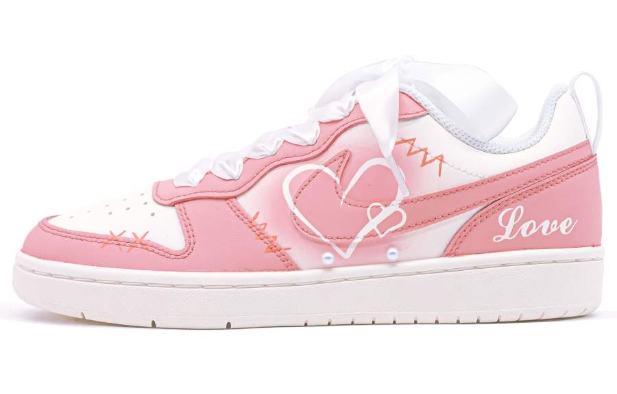 Nike Nike Court Borough Crow Crafted, Sea Salt Crunch, Pink Shades, Fresh, Ambient Low top Skateboard Shoes Women's