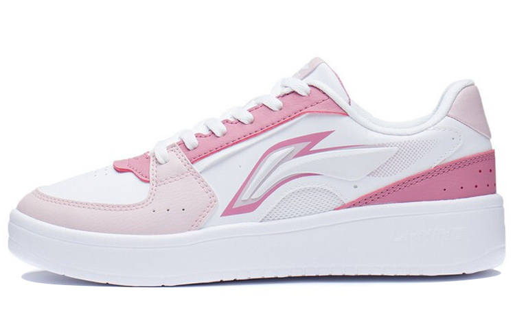 Li-Ning Li Ning Galaxy, Casual Versatile, Slimming White Sneakers Low top