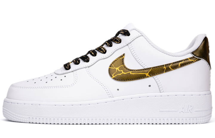 Nike Nike Air Force 1 Low top Skateboard Shoes Men's Unisex, Black And White
