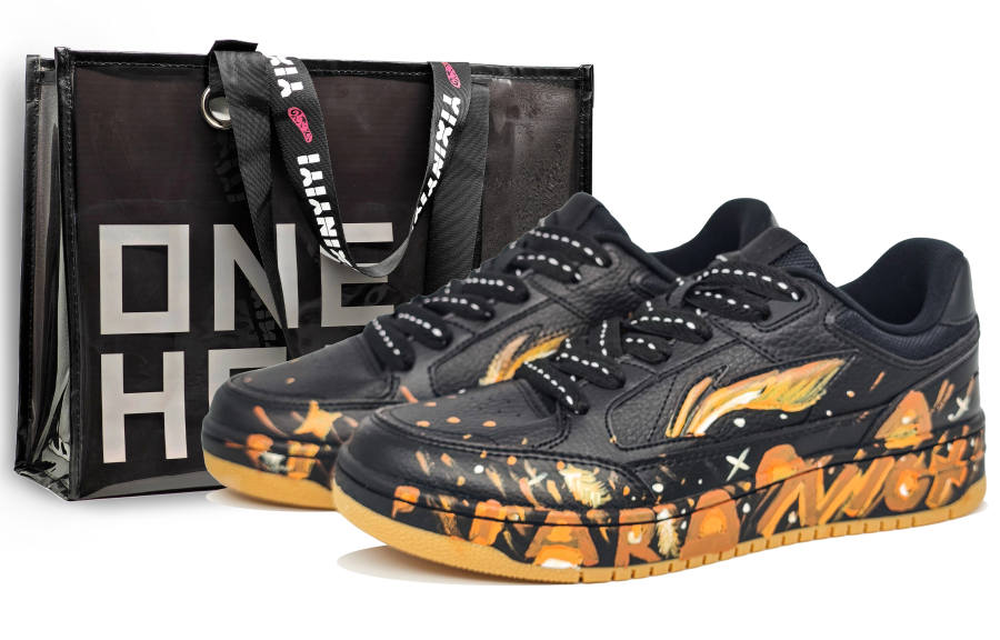 Li-Ning Li Ning Skyrim Slip Resistant Abrasion Resistant Slip Resistant Abrasion Resistant Low top Skateboard Shoes Men's