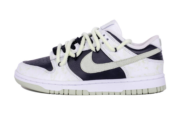 Nike Nike Dunk Matcha Waffle Abrasion Resistant Low top Skateboard Shoes Women's Black Green