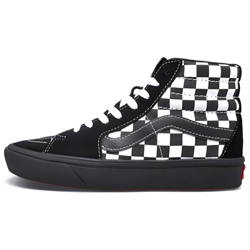 Vans Sk8 Vans-Hi ComfyCush 'Mixed Media - Black Checker'