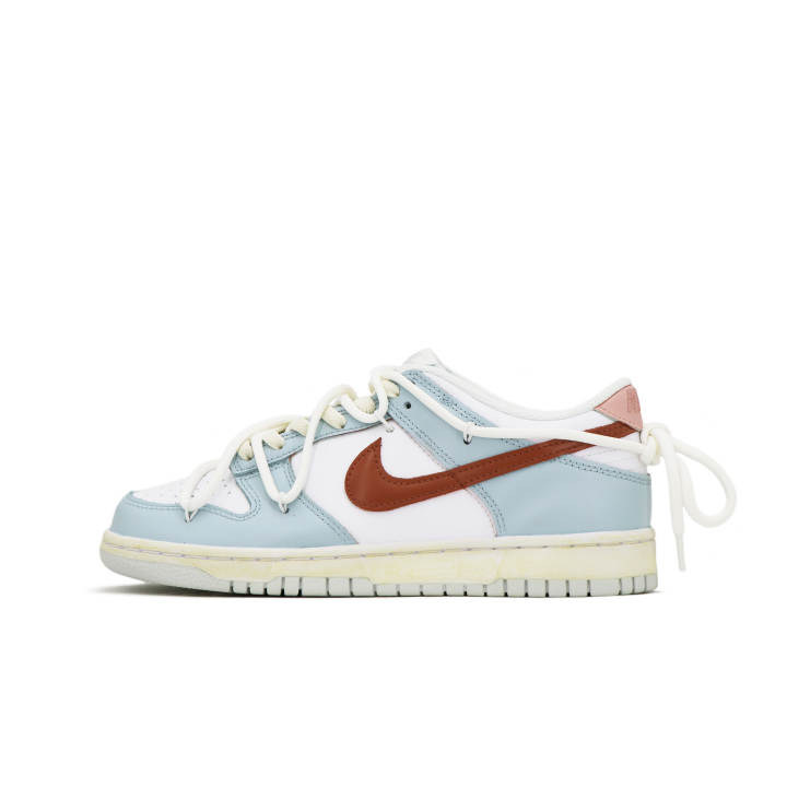 Nike Nike Dunk Low top Skateboard Shoes Men's Blue Pink