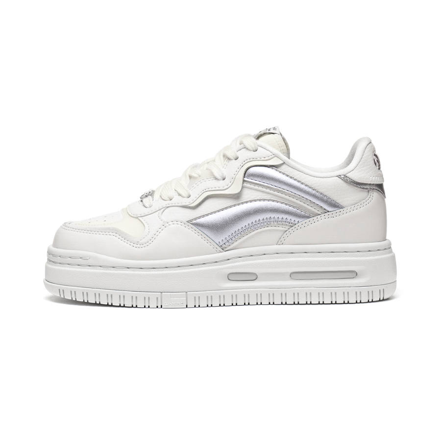 Li-Ning Li Ning Future C1 Low top Skateboard Shoes Women's White Silver