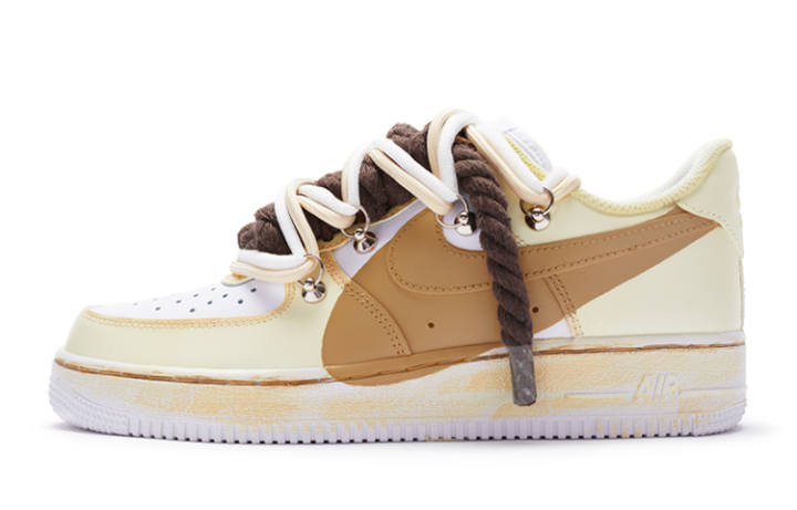 Nike Nike Air Force 1 'T10' Leather Slip Resistant Abrasion Resistant Slip Resistant Abrasion Resistant Low top