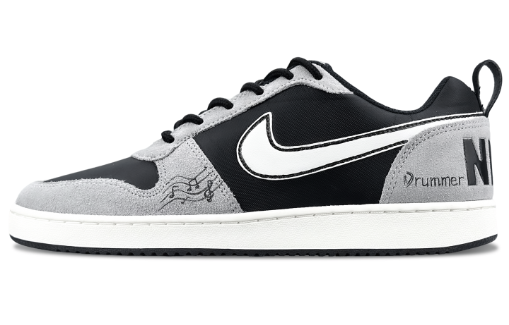 Nike Nike Court Borough Abrasion Resistant Low top Skateboard Shoes Men's Black Gray