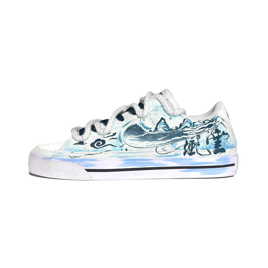 Nike Nike Court Legacy Wind And Clouds Gathering Abrasion Resistant Low top Skateboard Shoes Unisex
