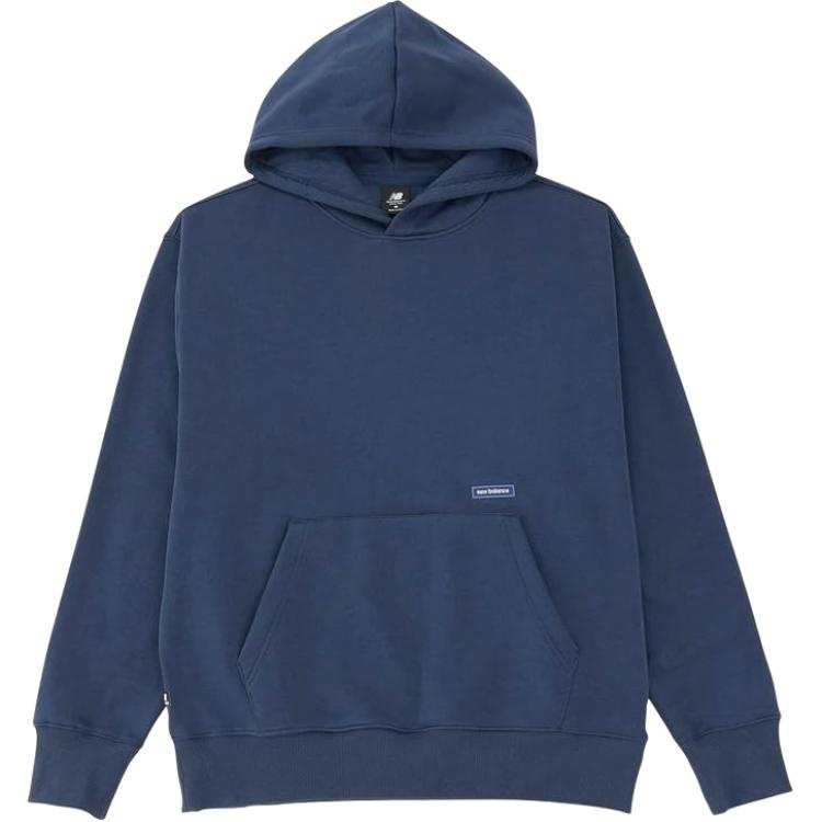 New Balance New Balance Sweatshirts Men's Marine Blue Hooded Moderate
