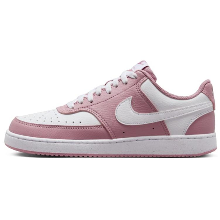 Nike Nike Court Vision Low Slip Resistant Abrasion Resistant Low top Skateboard Shoes Women's Pink White
