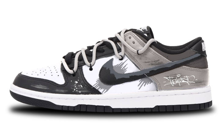 Nike Nike Dunk Slip Resistant, Abrasion Resistant, Lightweight Low top Skateboard Shoes Unisex Brown White