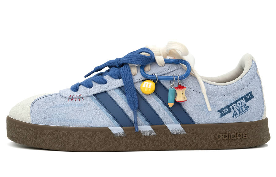 Adidas Adidas VL COURT 2.0 Abrasion Resistant Abrasion Resistant Low top Skateboard Shoes Unisex
