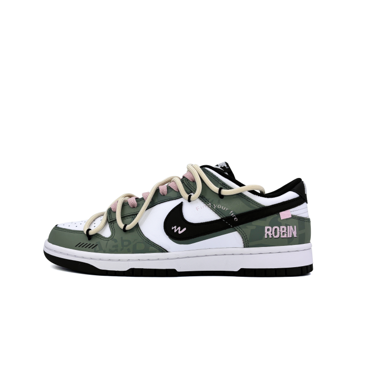 Nike Nike Dunk Abrasion Resistant Abrasion Resistant Low top Skateboard Shoes Unisex Jasper Pink