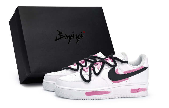 Nike Nike Air Force 1 811 Manufacturing, Rolling Sky Rose Red, Special Shoe Box Low top Skateboard Shoes Women's