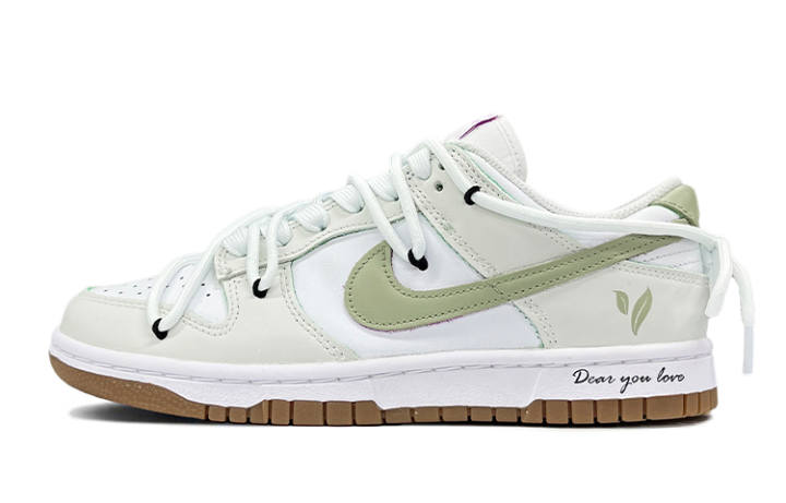 Nike Nike Dunk Skateboard Shoes Women's White Green