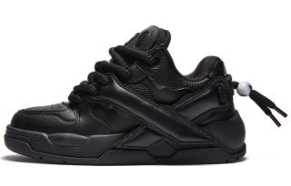 Xavier3 X3 Bone Shoes Low top Skateboard Shoes Unisex Black Warrior