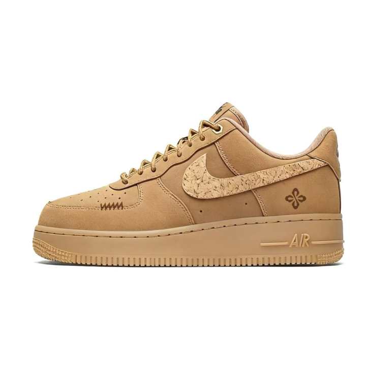 Nike Nike Air Force 1 Air Force 1, Timber Print Cow Leather Abrasion Resistant Lightweight Wear resistant And Lightweight