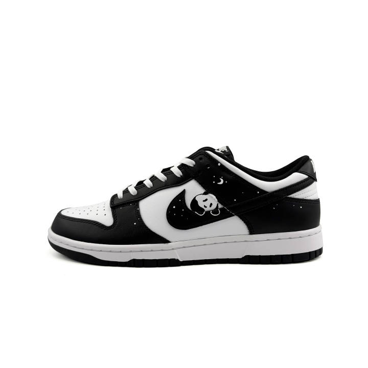 Nike Nike Dunk Zhuo Yu, Adorable Panda Abrasion Resistant Low top Skateboard Shoes Unisex Black White