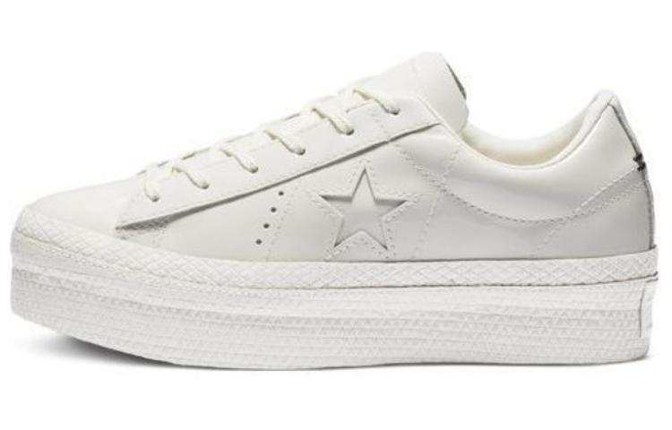 Converse One Star Wmns Converse Platform Low 'Vintage White' Women's