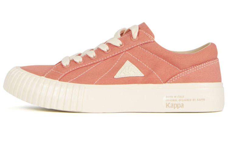 Kappa Canvas Casual Slip Resistant Abrasion Resistant Low top Skateboard Shoes Women's Cherry Blossom Pink