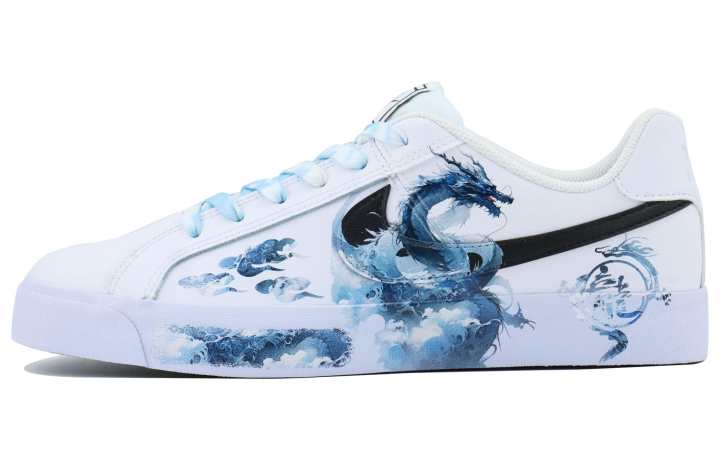 Nike Nike Court Royale Dragon Sea SDS Low top Skateboard Shoes Unisex Blue White Black