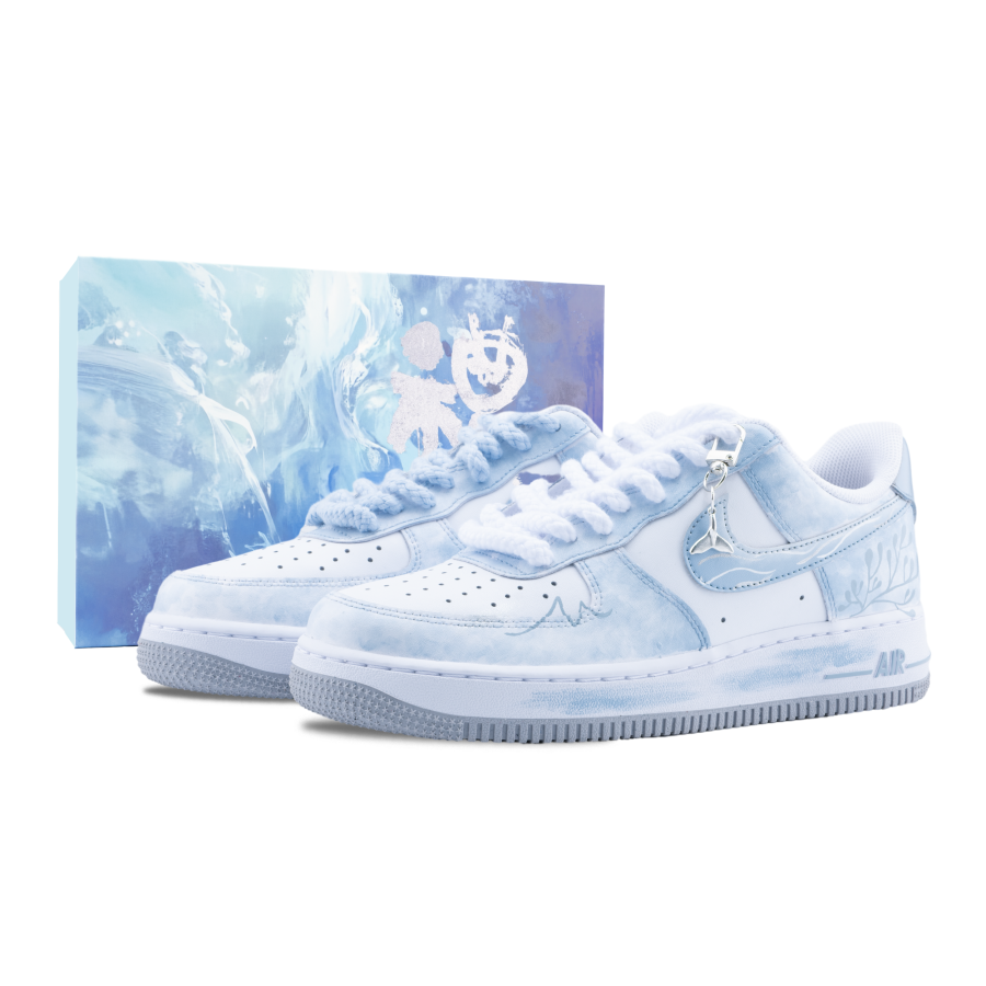 Nike Nike Air Force 1 Fairy Spirit Slip Resistant Abrasion Resistant Slip Resistant Abrasion Resistant Low top
