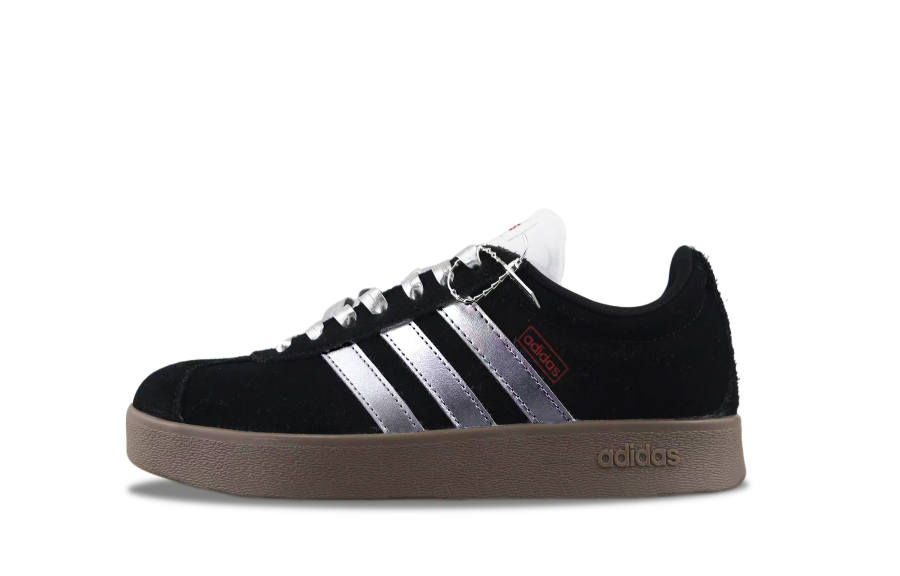 Adidas Neo VL Court 2.0 Low top Skateboard Shoes Unisex Black Silver