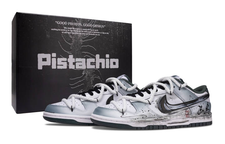 Nike Nike Dunk Thousand Mountains Flying Bird LH Wear resistant And Lightweight Low top Skateboard Shoes Unisex
