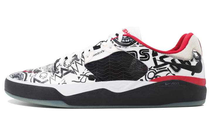Nike Nike SB Ishod Skateboard Shoes Unisex Low Top Black White
