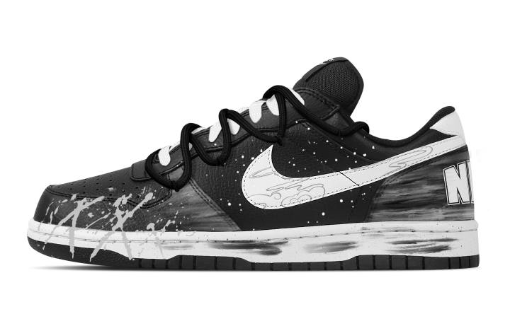 Nike Nike Big Infinite Land Abrasion Resistant Breathable Low top Skateboard Shoes Men's Black Gray