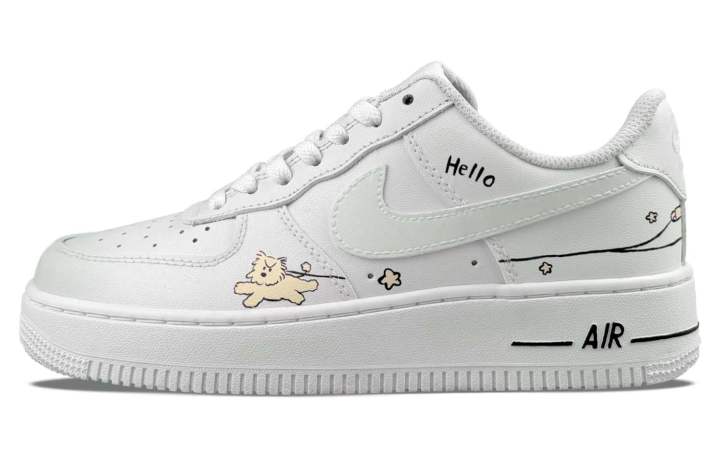 Nike Nike Air Force 1 Low top Skateboard Shoes Women's Light Green