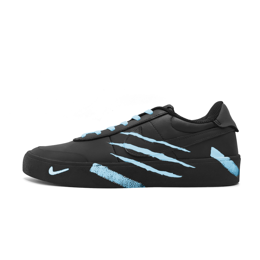 Nike Nike Court Shot Blue Trace Leather Comfortable Abrasion Resistant Abrasion Resistant Low top Skateboard Shoes Unisex