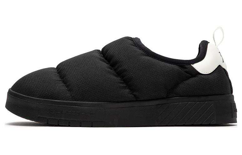 361° Comfortable Round Toe Thermal Slip Resistant Low top Skateboard Shoes Men's Black