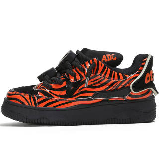 ADCDAVINCI Cool Run Snail Collection Height Increasing Abrasion Resistant Low top Skateboard Shoes Unisex Orange