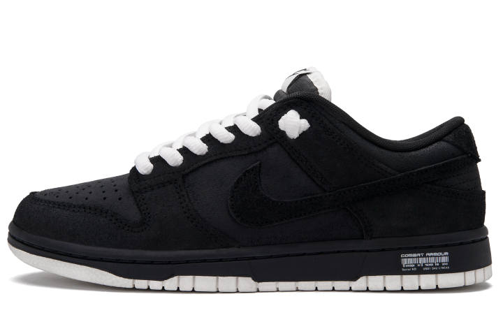 Nike Nike Dunk Slip Resistant Abrasion Resistant Low top Skateboard Shoes Women's Black
